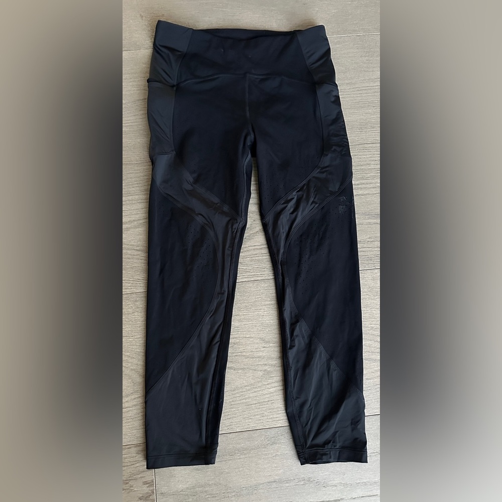 Womens LuLu Lemon Black Athletic Pants